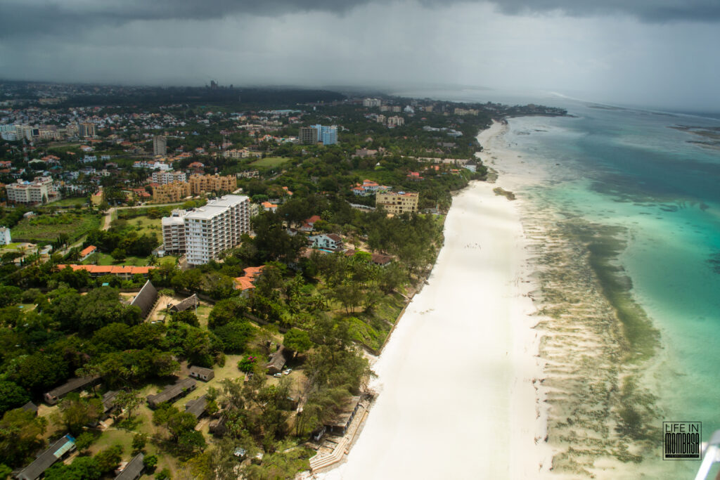 Mombasa Beach Hotels: View from above - Life in Mombasa